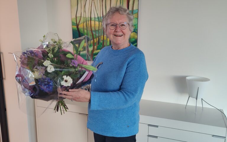 Anneke Manche in het zonnetje